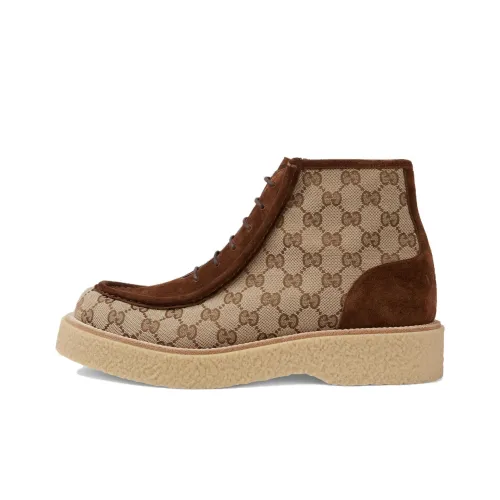 GUCCI Ботильоны Бежево-коричневый Мужской