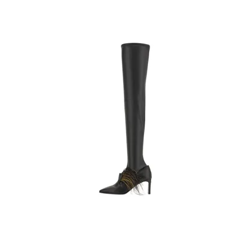Ferragamo Over The Knee Boots 7cm Женские Черные