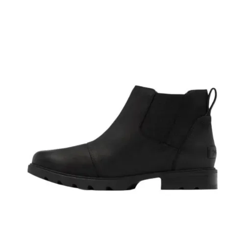 SOREL Emelie Ankle Chelsea Boots Женские Черные