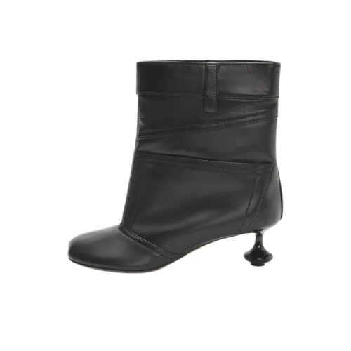 LOEWE Toy Ботильоны Черные Женские