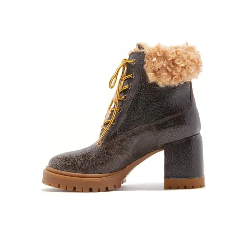 Casadei Nancy Alpi Ботильоны 8 см Женские Коричневый