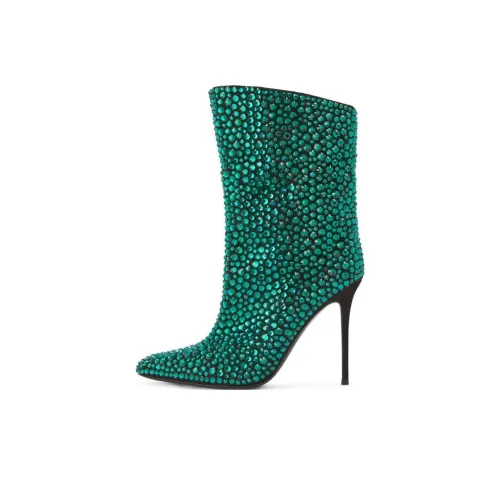 GIUSEPPE ZANOTTI Ботильоны Зеленый Женские