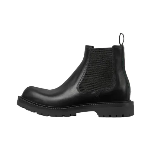 GUCCI Короткий Челси Мужской Черный