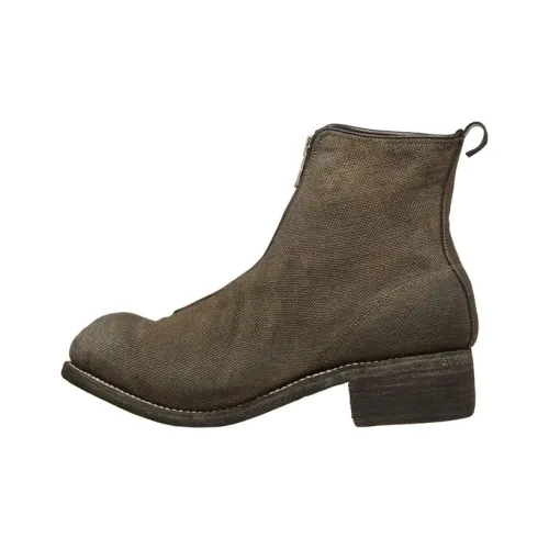 GUIDI PL1 Ботильоны Мужские Коричневые