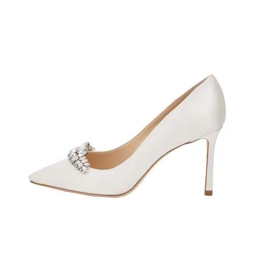 Jimmy Choo Romy Узкий каблук Высокие каблуки 8,5 см Женские Белые