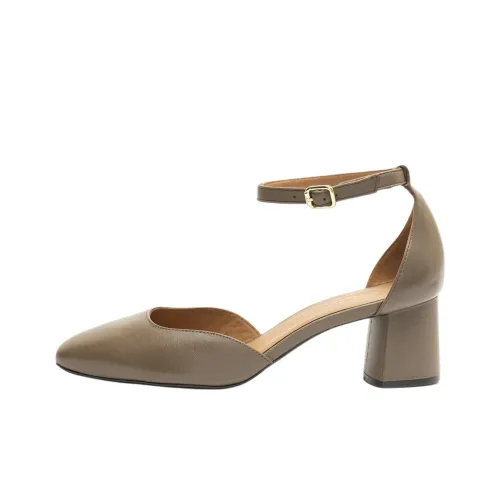 Sarah Chofakian FLORENCE Грубый каблук Высокие каблуки 4CM Женские Темно-коричневый