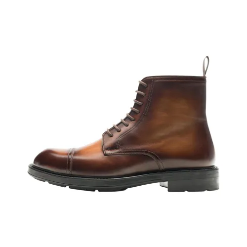 Magnanni Lerato Короткий Мартин Ботин Мужской Коричневый