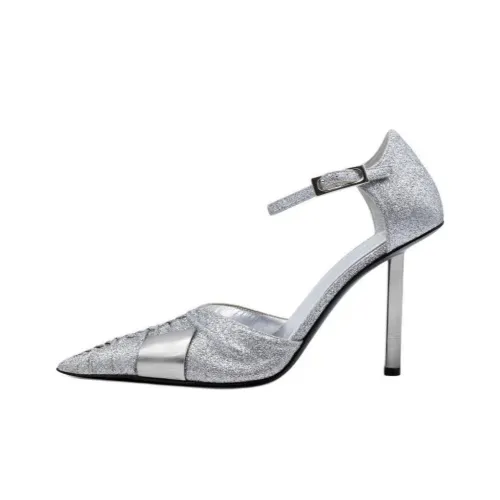 GIA BORGHINI Высокие каблуки Серебристые Женские