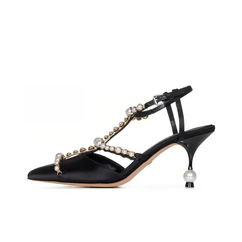 GIAMBATTISTA VALLI Узкий каблук высокий каблук 7 см женские черный