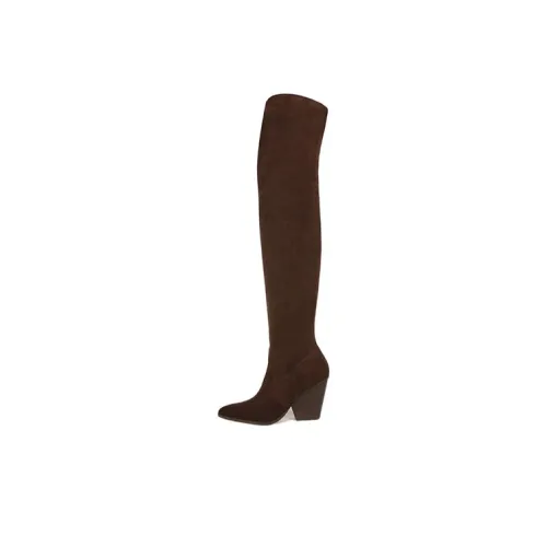 Veronica Beard Over The Knee Boots 7cm Женские Коричневый