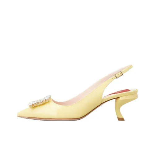Roger Vivier Высокие каблуки Желтые Женские