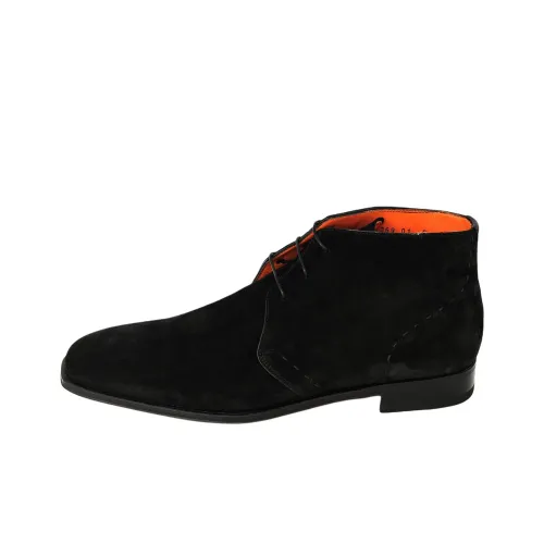 Santoni Nero Night Ботильоны Мужские Черные