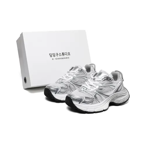 Dingding Goose Studio Юбка Резистентная Устойчивая к Износу Дышащая Увеличивающая Высоту Низкий Топ Толстая Подошва Женские