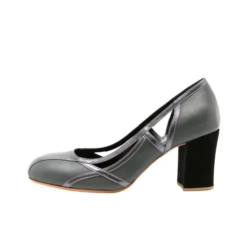 Sarah Chofakian Jubilee Высокие каблуки 7,5 см Женские Серый