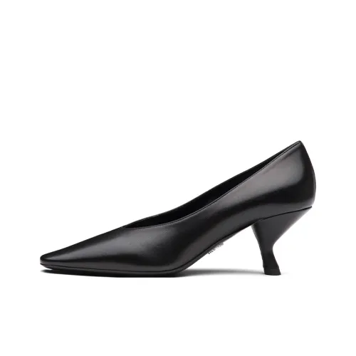 PRADA Нестандартный каблук Высокие каблуки Женские Черный