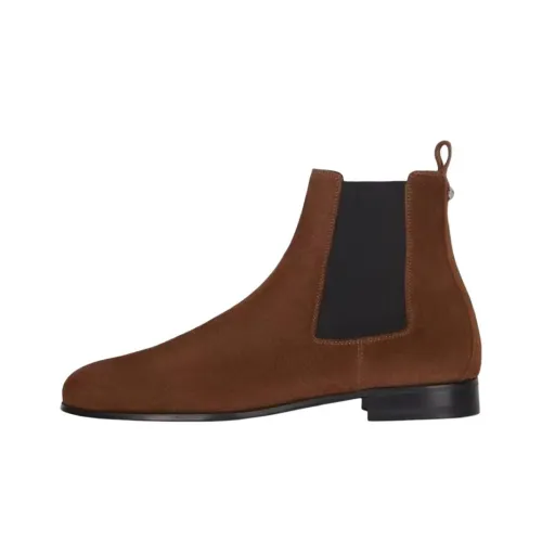 Giuseppe Zanotti GZ Короткий Челси Мужской Коричневый