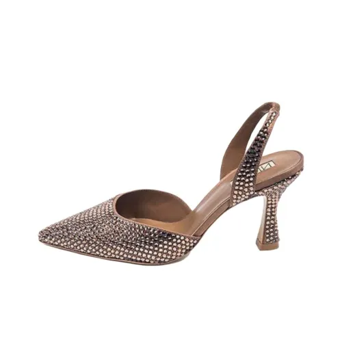 NICOLI Hayley Узкий каблук Высокие каблуки 8 см Женские Коричневый