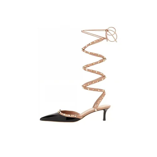 Valentino Rockstud Высокие каблуки Черные Женские