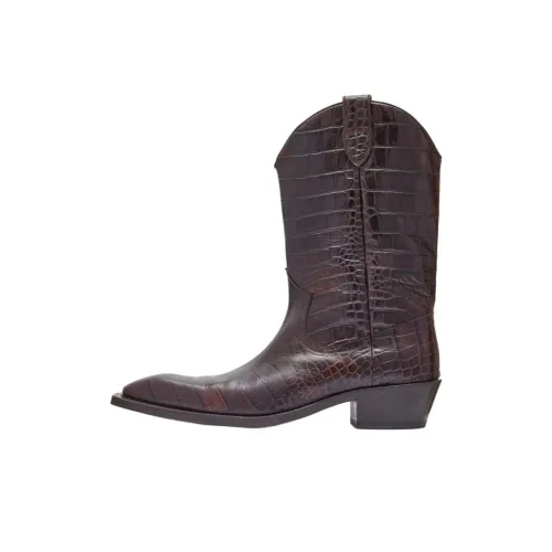 MARTINE ROSE Ботильоны Мужские Коричневые