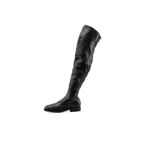 GUIDI Over The Knee Boots Женские Черные