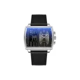 Ремень черно-серебристого цвета