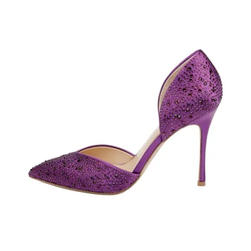 Badgley Mischka Grace 2 Узкий каблук Высокие каблуки 9,5 см Женские Фиолетовый