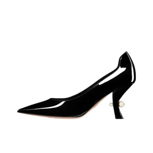 DIOR Tribales Нестандартный каблук Высокие каблуки 8 см Женские Черный