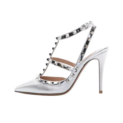 Valentino Высокие каблуки Серебряный Женские