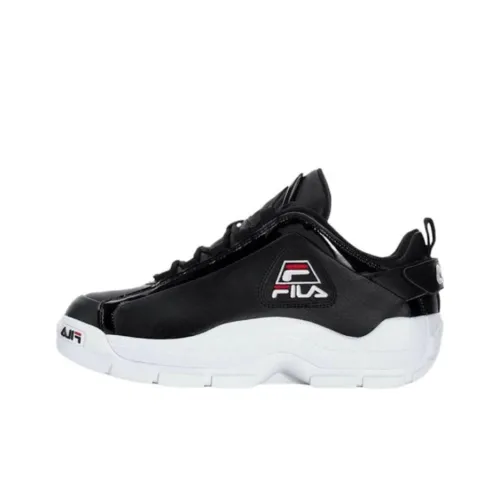 FILA Grant Hill 2 Баскетбольные кроссовки Low Топ Черный/Белый Мужской