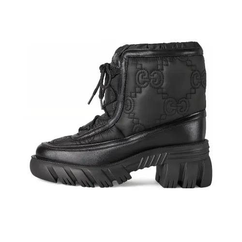 GUCCI GG Устойчивый к истиранию Короткий Аутдор 6 см Женский Черный