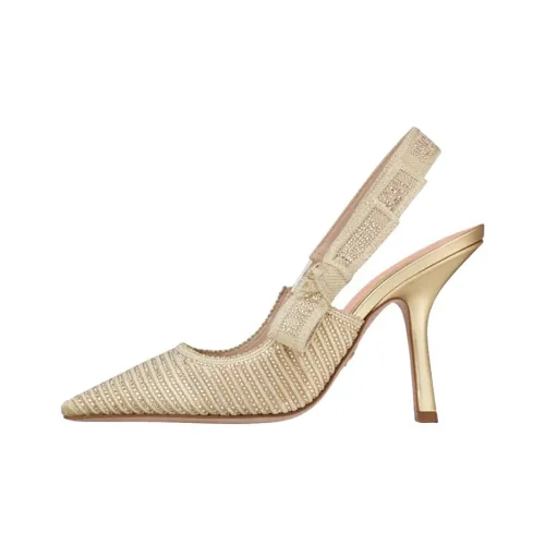 DIOR J'Adior Узкий каблук Высокие каблуки 10 см Женские Золотой