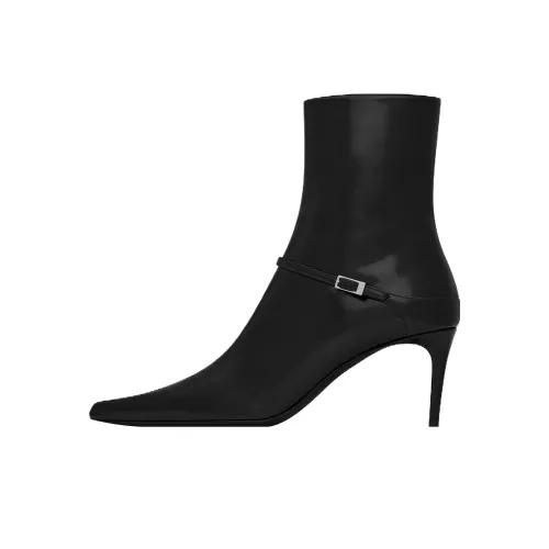 SAINT LAURENT Ботильоны 7 см Женские Черные