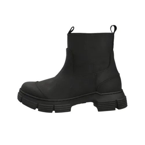 GANNI Короткий Челси Женские Черный