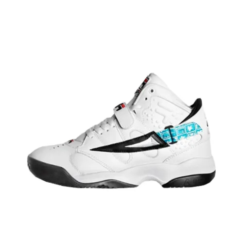 Grant Hill Draft Day x FILA Высокие Баскетбольные Кроссовки Мужские Белые Черные