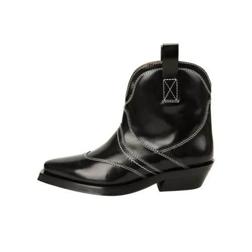 GANNI Ботильоны Женские Черные