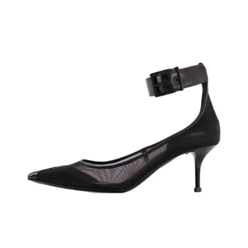 Alexander McQueen Панк Высокие каблуки Черные Женские