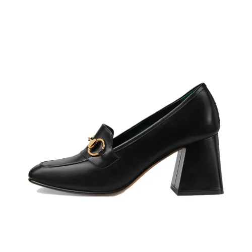 GUCCI Высокие каблуки Черные Женские