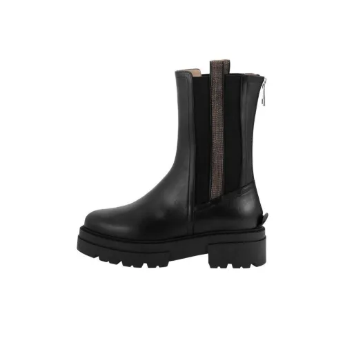 FABIANA FILIPPI Короткий Челси Женские Черный