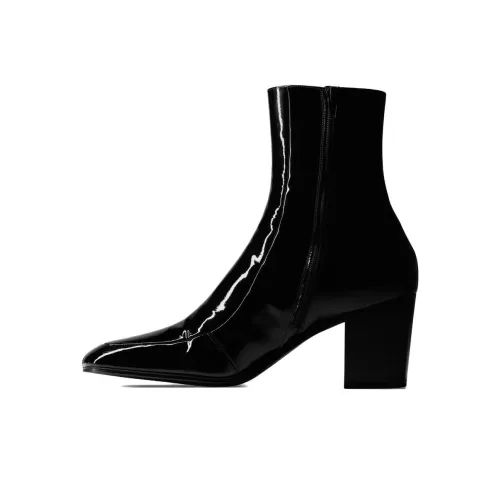 SAINT LAURENT Beau Ботильоны 7,5 см Мужской Черный