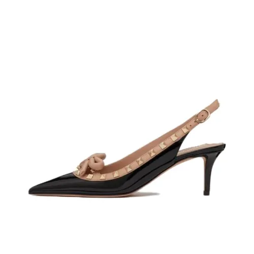 Valentino Rockstud Высокие каблуки Черные Женские