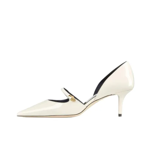 Jimmy Choo Carolyn60 Узкий каблук Высокие каблуки 6 см Женские Белые