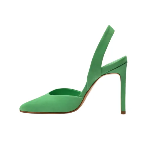 Schutz LOU Узкий каблук Высокие каблуки 10 см Женские Зеленый