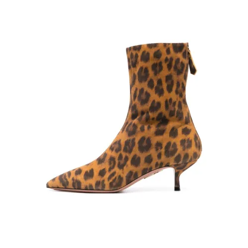 AQUAZZURA Женские ботильоны цвет умбра