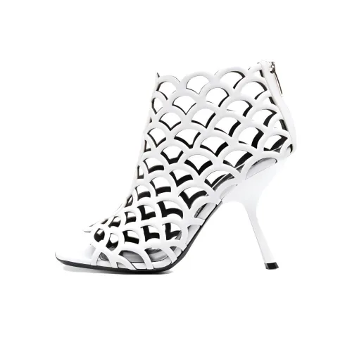 SERGIO ROSSI Ботильоны 10 см Женские Белые