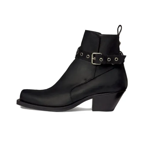 VERSACE Ботильоны Мужские Черные