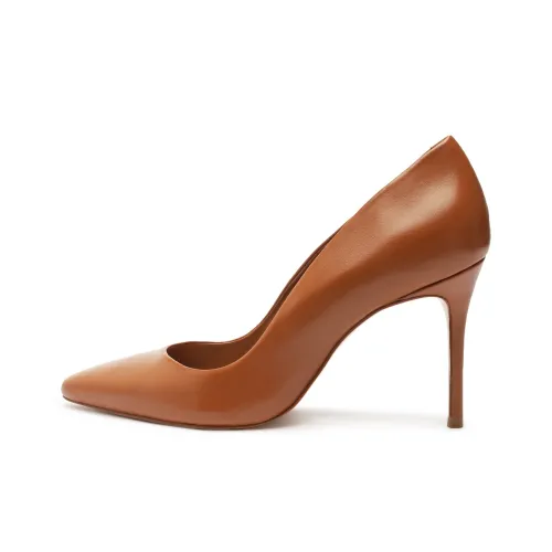 Schutz LOU Lo Узкий каблук Высокие каблуки 8,4CM Женские Карамель