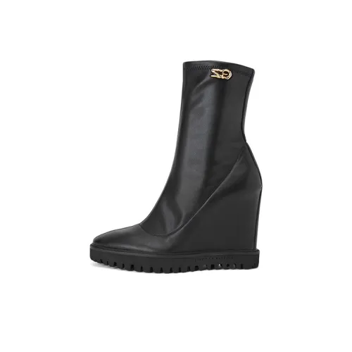 Giuseppe Zanotti GZ Botulки 9 см Женские Черные