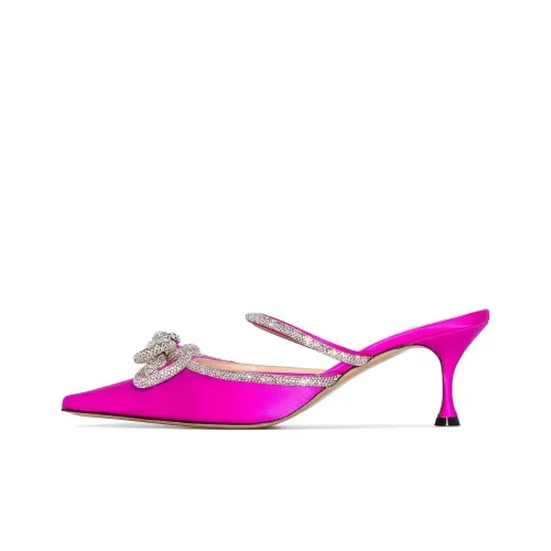 MACH MACH Узкий каблук Домашние тапочки Женские Фуксия