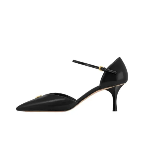 LOUIS VUITTON Низкий каблук Высокий каблук 9 см Женский Черный