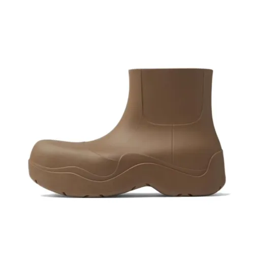 Bottega Veneta Puddle Резиновые сапоги Ботильоны Мужской Коричневый